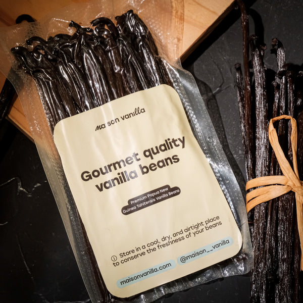 Gourmet Tahitensis Vanilla Beans from Papua New Guinea